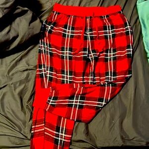 Stars above flannel pj pants size M with pockets from target